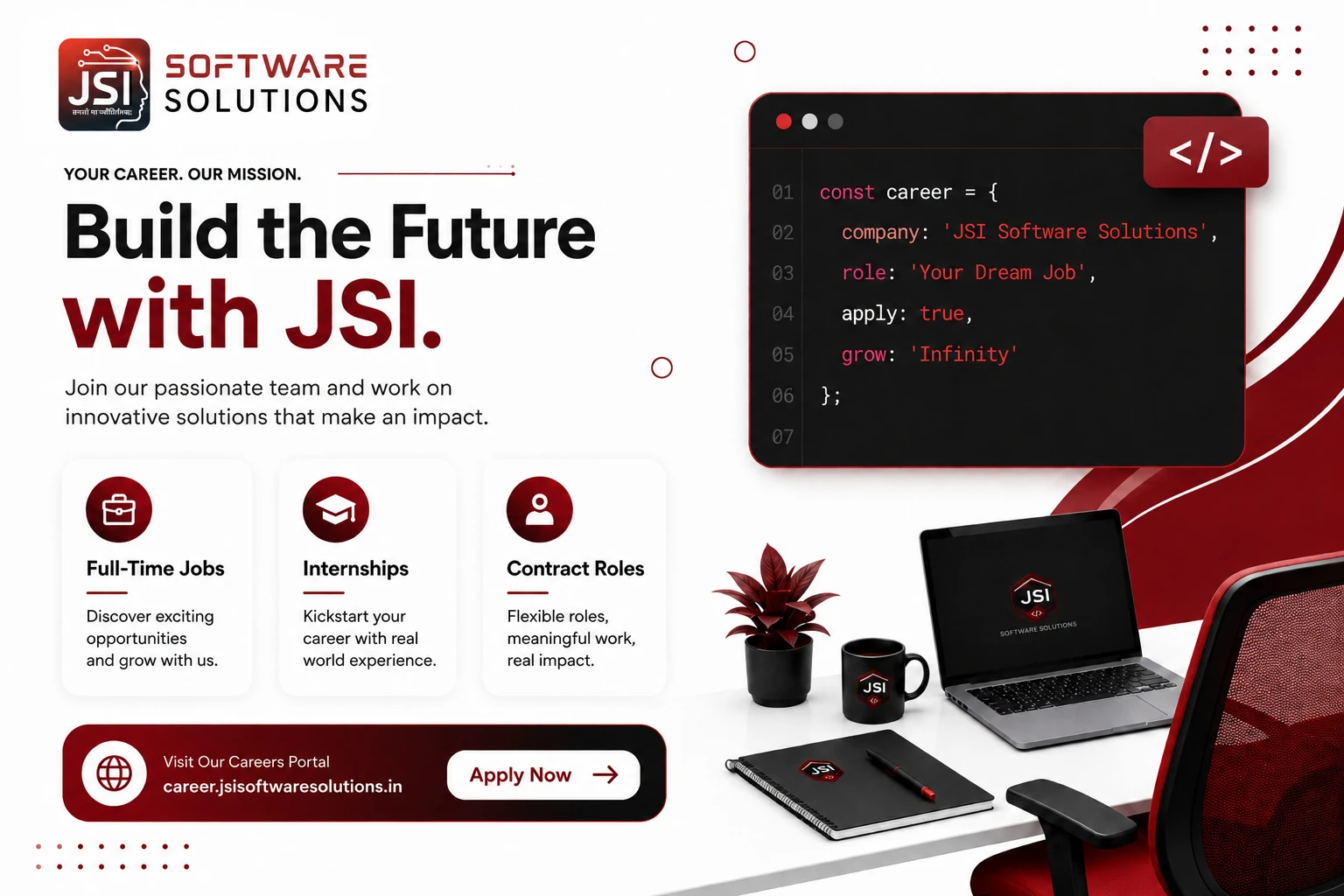 Careers at JSI Software Solutions Workspace Banner